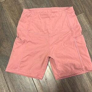 Pink biker shorts size XS!